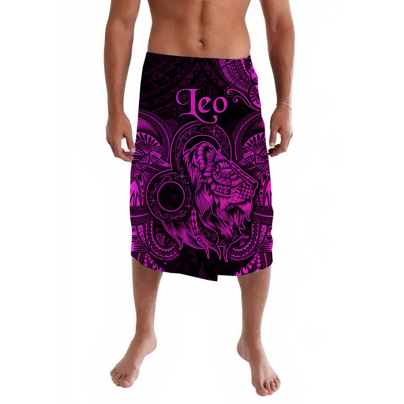 Leo Zodiac Polynesian Lavalava Unique Style - Pink LT8 - Wonder Print Shop