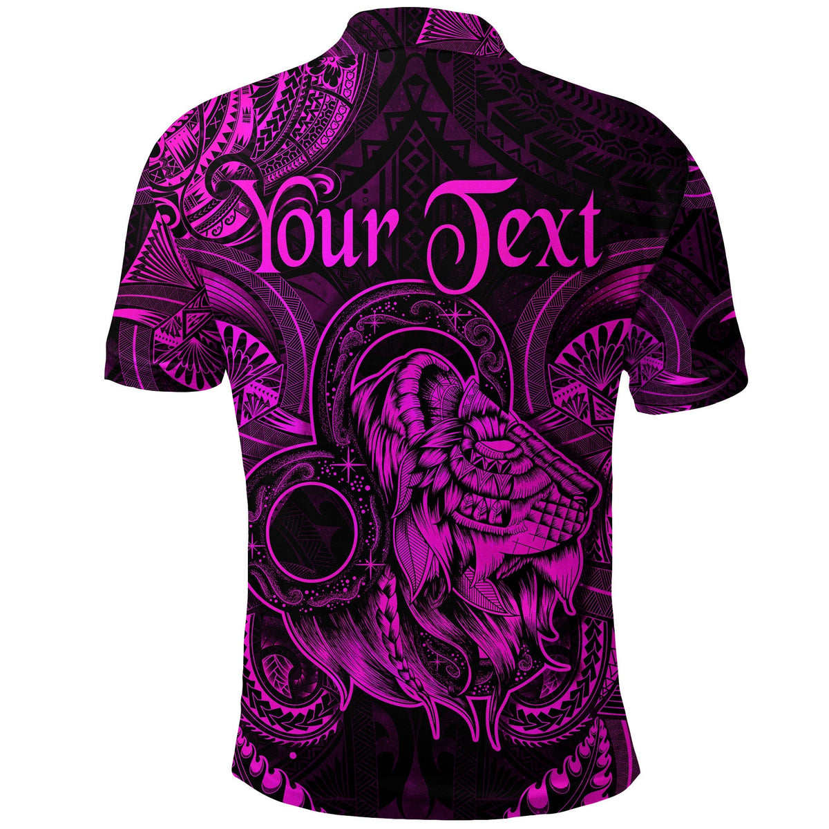 Custom Leo Zodiac Polynesian Polo Shirt Unique Style Pink LT8 - Wonder Print Shop
