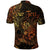 Custom Leo Zodiac Polynesian Polo Shirt Unique Style Gold LT8 - Wonder Print Shop