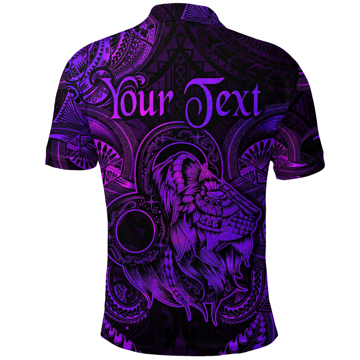 Custom Leo Zodiac Polynesian Polo Shirt Unique Style Purple LT8 - Wonder Print Shop