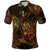 Custom Leo Zodiac Polynesian Polo Shirt Unique Style Gold LT8 - Wonder Print Shop