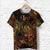 Custom Leo Zodiac Polynesian T Shirt Unique Style Gold LT8 - Wonder Print Shop