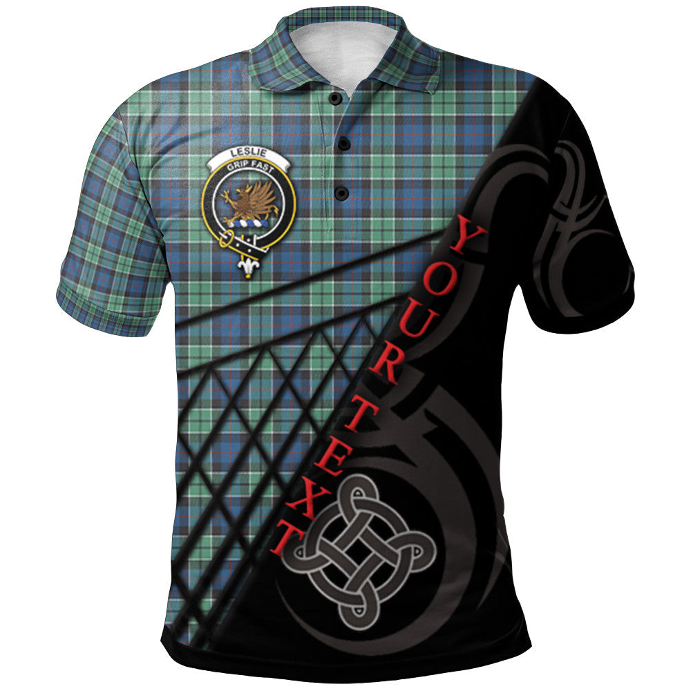 scottish-leslie-hunting-ancient-clan-crest-tartan-polo-shirt-pattern-celtic