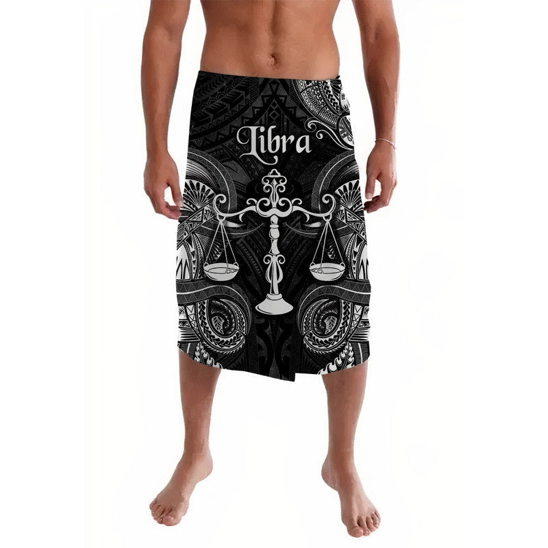 Libra Zodiac Polynesian Lavalava Unique Style - Black LT8 - Wonder Print Shop