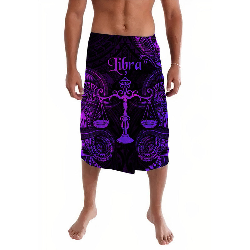Libra Zodiac Polynesian Lavalava Unique Style - Purple LT8 - Wonder Print Shop