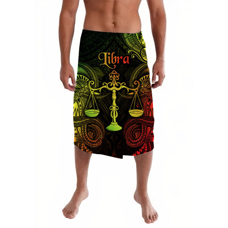 Libra Zodiac Polynesian Lavalava Unique Style - Reggae LT8 - Wonder Print Shop