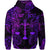 Custom Libra Zodiac Polynesian Zip Hoodie Unique Style Purple LT8 - Wonder Print Shop