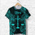 Custom Libra Zodiac Polynesian T Shirt Unique Style Turquoise LT8 - Wonder Print Shop