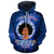 African Hoodie Libra Queen Fleece Zip Hoodie - Wonder Print Shop