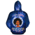 African Hoodie Libra Queen Fleece Zip Hoodie - Wonder Print Shop