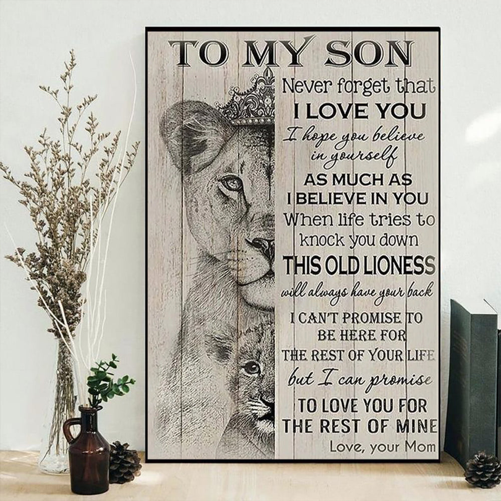 lion-to-my-son-lion-i-love-you-vertical-poster