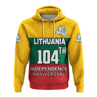 Lithuania 104th Independence Anniversary Hoodie LT4 - Wonder Print Shop
