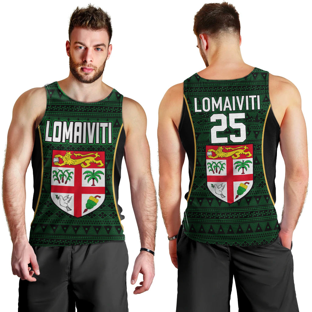 (LOMAIVITI 25) Fiji Men Tank Top - Lomaiviti Province RLT7
