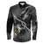 custom-wonder-print-shop-ragnarok-long-sleeve-button-shirt-odin-fight-fenrir-on-thunder-background