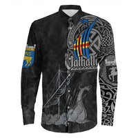 Viking Clothing Viking land Drakkar Long Sleeve Button Shirt RLT12 - Wonder Print Shop