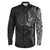 Viking Clothing Vegvisir With Raven Viking Compass Long Sleeve Button Shirt RLT12 - Wonder Print Shop