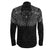 Viking Clothing Viking Odin's Celtic Ravens Long Sleeve Button Shirt RLT12 - Wonder Print Shop