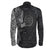 Viking Clothing Vegvisir With Raven Viking Compass Long Sleeve Button Shirt RLT12 - Wonder Print Shop