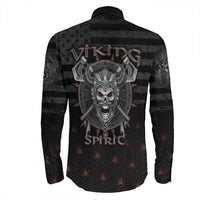 Viking Clothing American Viking The Viking Spirit Long Sleeve Button Shirt RLT12 - Wonder Print Shop