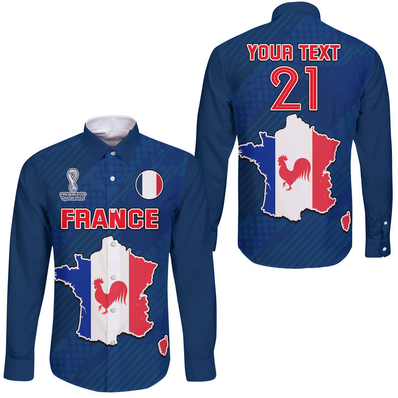 custom-personalised-france-football-world-cup-2022-with-flag-map-hawaii-long-sleeve-button-shirt