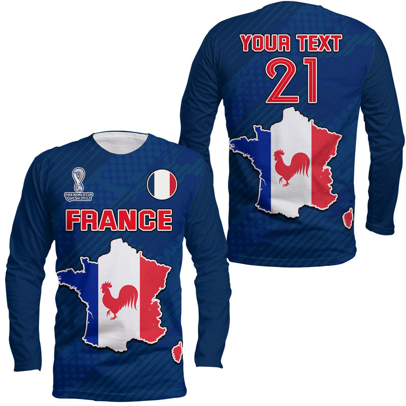 custom-personalised-france-football-world-cup-2022-with-flag-map-long-sleeve-shirt