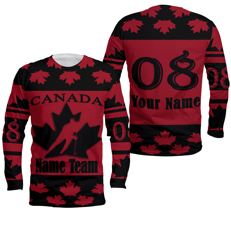 custom-personalised-canada-hockey-long-sleeve-shirt-maple-leaf-no2
