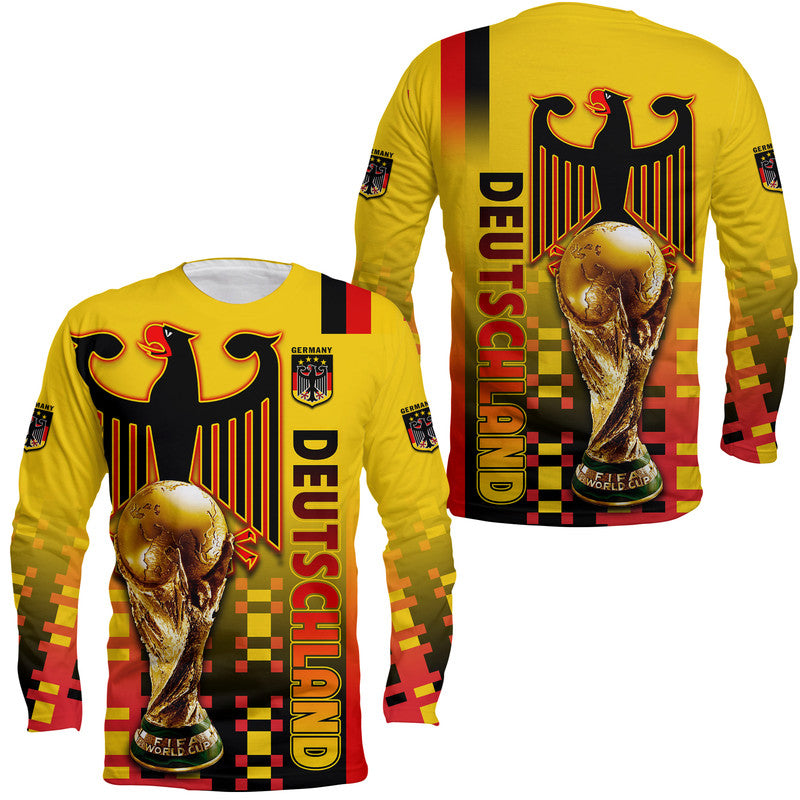 Germany Deutschland Champion Qatar 2022 Long Sleeve Shirt - Wonder Print Shop