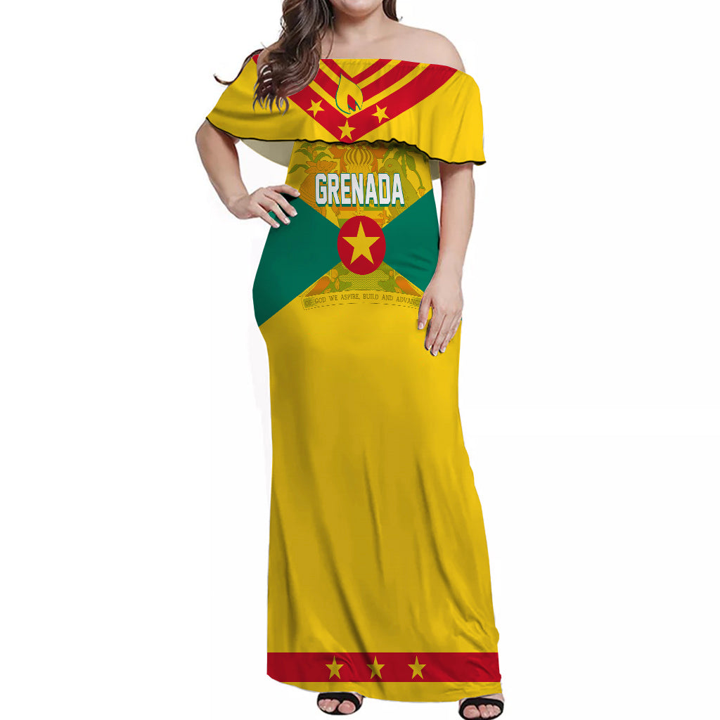 Grenada Matching Hawaiian Shirt And Dress Special Flag Style  LT7 - Wonder Print Shop