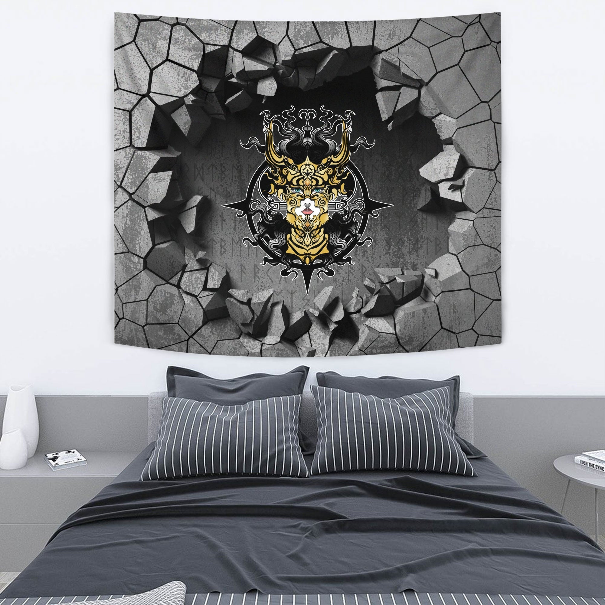 Viking Tapestry - Image Celtic Cross With Patterns Tapestry RLT12 - Wonder Print Shop