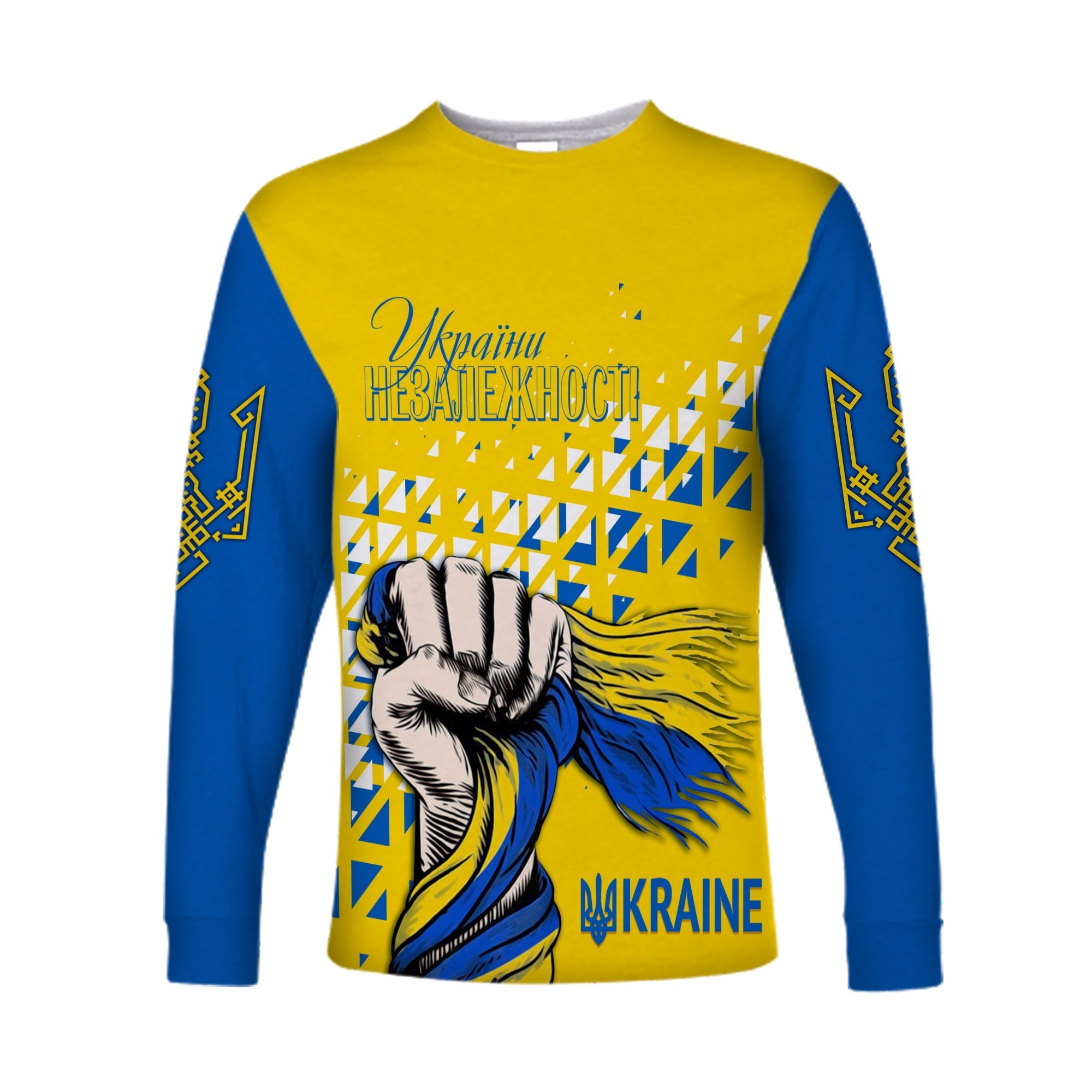 personalised-ukraine-long-sleeves-shirt-31st-independence-anniversary