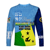 Malampa Fiji Day Long Sleeves Shirt Mix Tapa Style - Wonder Print Shop