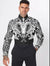 Viking Ram Skull Tattoo With Vegvisir and Valknut Long Sleeve Button Shirt RLT12 - Wonder Print Shop
