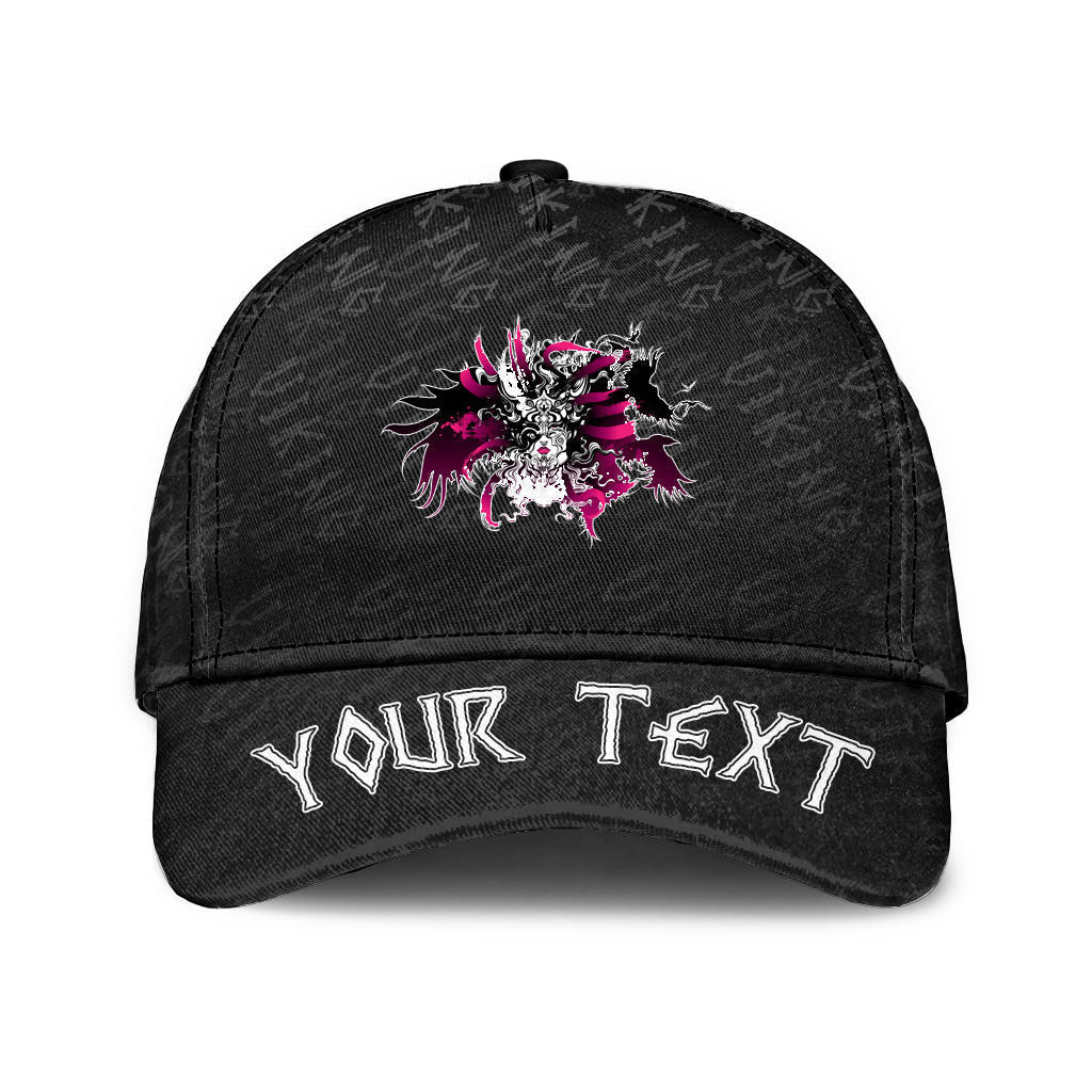 viking-classic-cap-custom-long-haired-valkyrie-in-beautiful-helmet-classic-cap