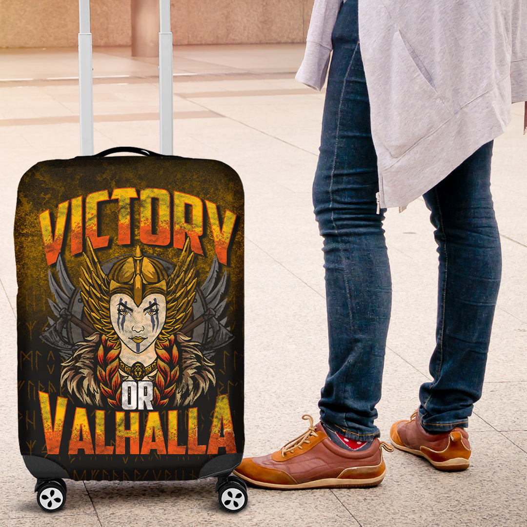 Viking Luggage Covers - Victory or Valhalla Luggage Covers RLT12 - Wonder Print Shop