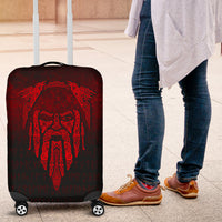 Viking Luggage Covers - Eye of Odin - Red Version Luggage Covers RLT12 - Wonder Print Shop