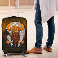 Viking Luggage Covers - Viking God Odin Raven Luggage Covers RLT12 - Wonder Print Shop