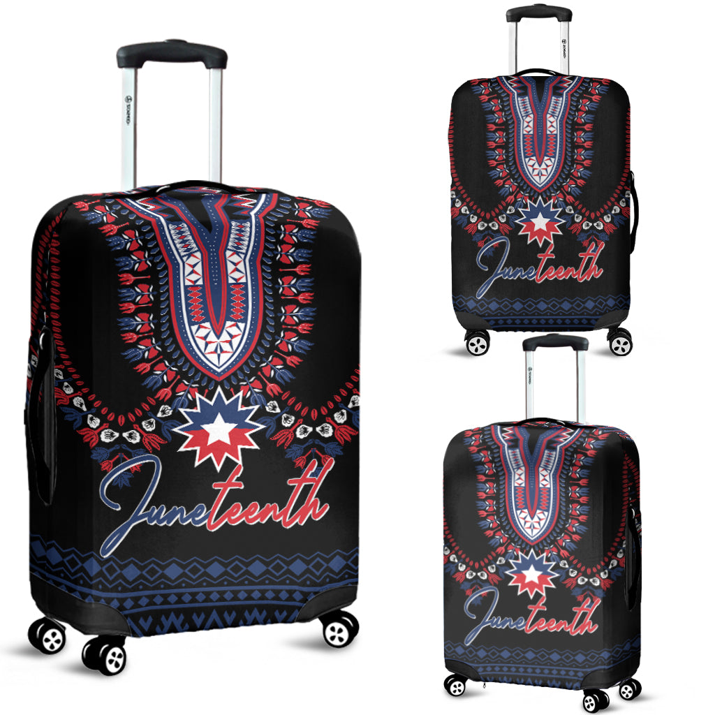 Juneteenth Dashiki Luggage Cover Freedom United - Wonder Print Shop