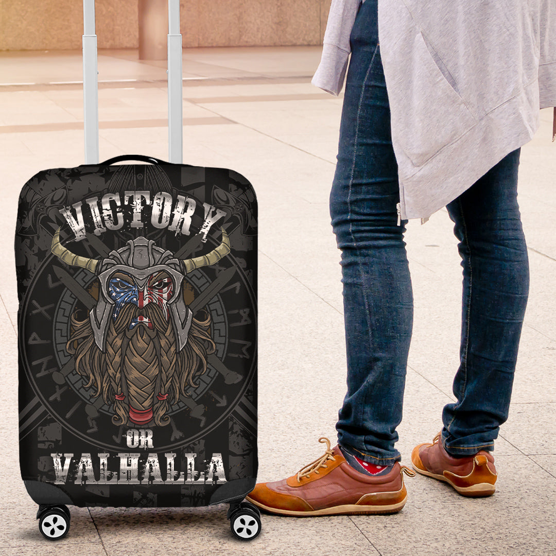 Viking Luggage Covers - Victory or Valhalla Luggage Covers RLT12 - Wonder Print Shop