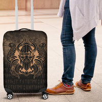 Viking Luggage Covers - Nordic Warrior Valhalla Norse - Gold Version Luggage Covers RLT12 - Wonder Print Shop