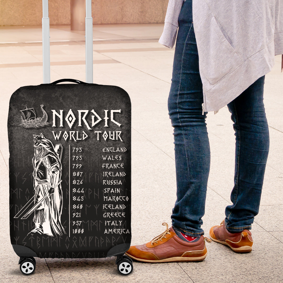Viking Luggage Covers - Nordic World Tour Luggage Covers RLT12 - Wonder Print Shop