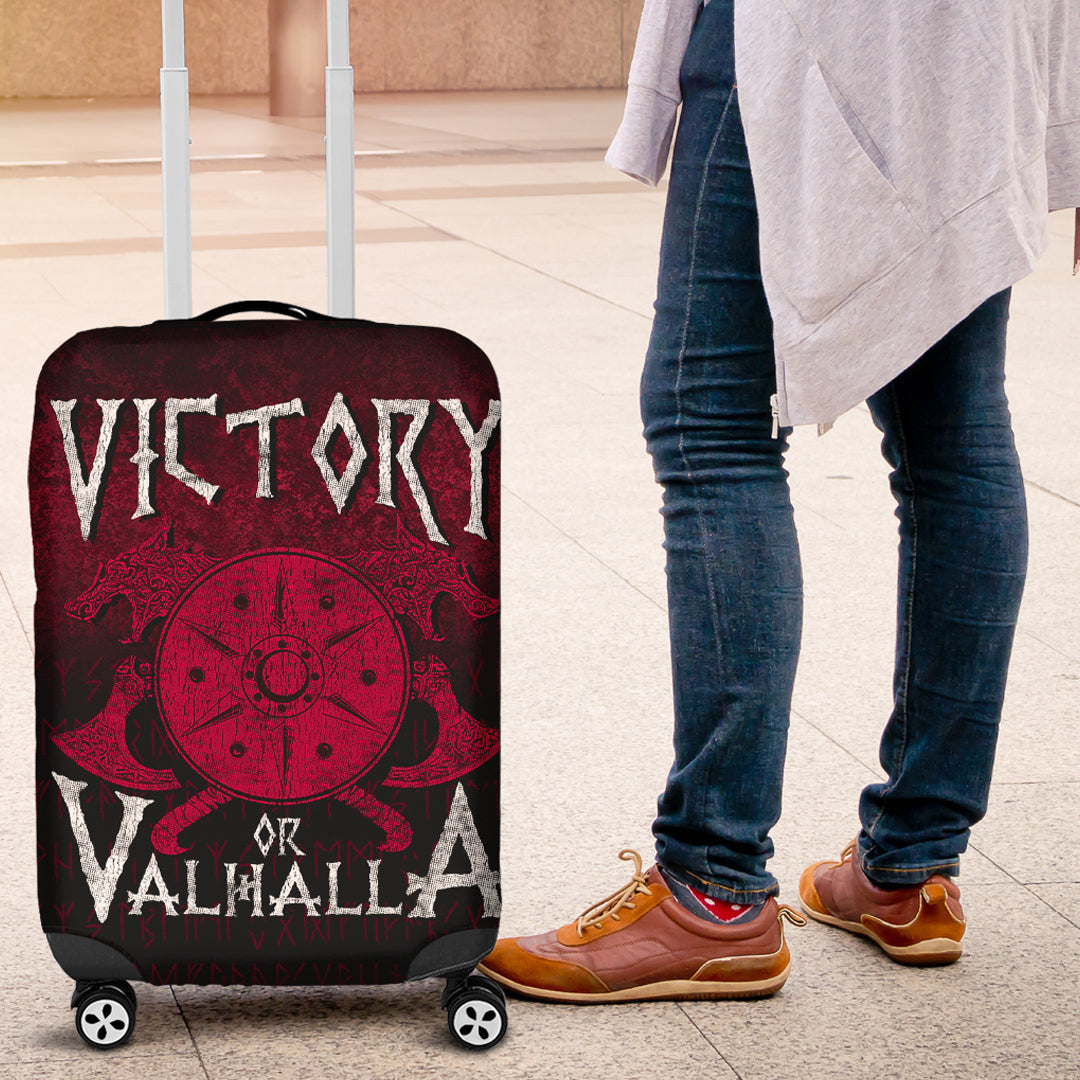 Viking Luggage Covers - Victory or Valhalla Luggage Covers RLT12 - Wonder Print Shop