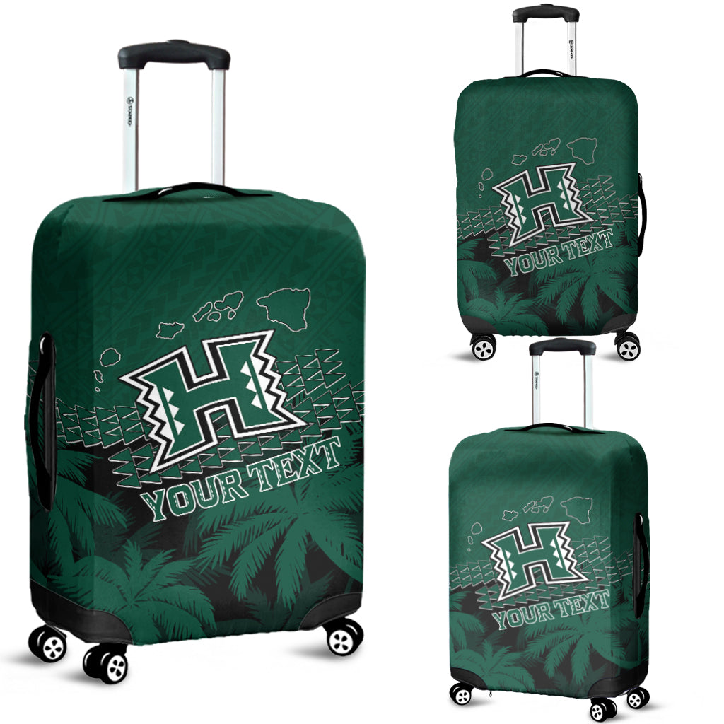 Personalised Hawaii Rainbow Warriors Luggage Cover Laau Pama - Wonder Print Shop