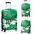 Personalised Fiji Day Luggage Cover Flying Fijians Masi Kesa Style - Green - Wonder Print Shop