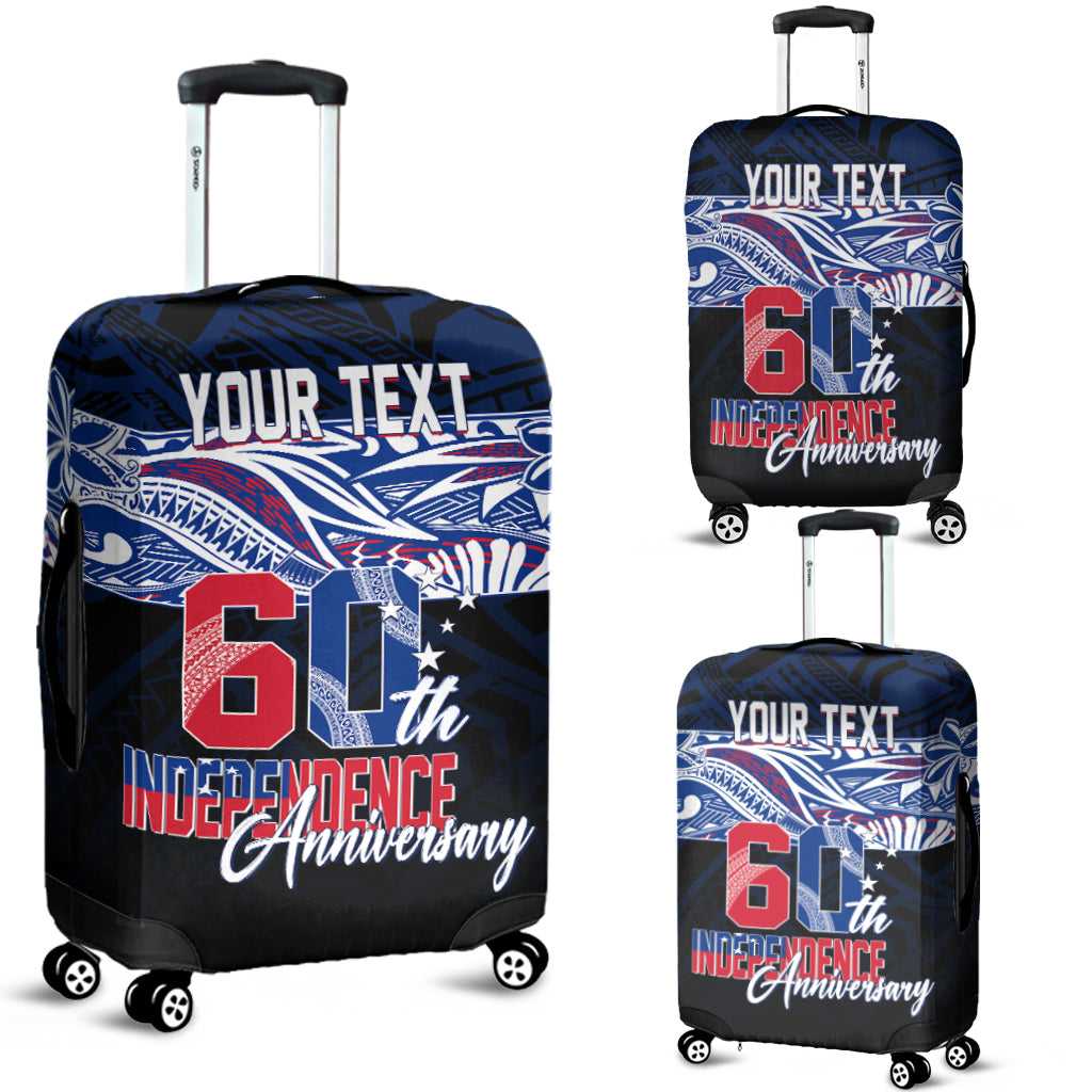 Samoa Personalised Luggage Cover 60th Independence Anniversary - Wonder Print Shop
