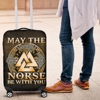 Viking Luggage Covers - May The Norse Be With You Viking - Gold Version Luggage Covers RLT12 - Wonder Print Shop