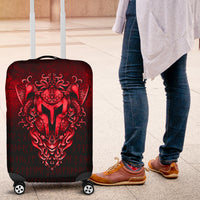 Viking Luggage Covers - The Armor Of Viking - Red Version Luggage Covers RLT12 - Wonder Print Shop