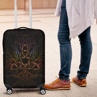 Viking Luggage Covers - Colorful Tree Of Life With Triquetra Luggage Covers RLT12 - Wonder Print Shop