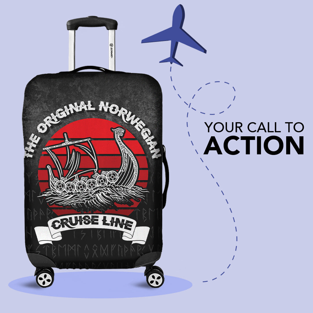 Viking Luggage Covers - The Original Norwegian Cruise Line Luggage Covers RLT12 - Wonder Print Shop