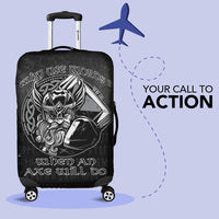 Viking Luggage Covers - Why Use Words? When An Axe Will Do Luggage Covers RLT12 - Wonder Print Shop