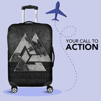 Viking Luggage Covers - Huginn Muninn Ravens from Odin Viking Luggage Covers RLT12 - Wonder Print Shop
